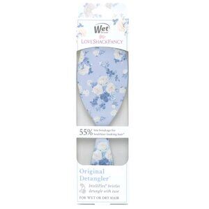 WET BRUSH x LOVESHACKFANCY Blue Everblooming Rosettes Detangler Hair Brush NEW